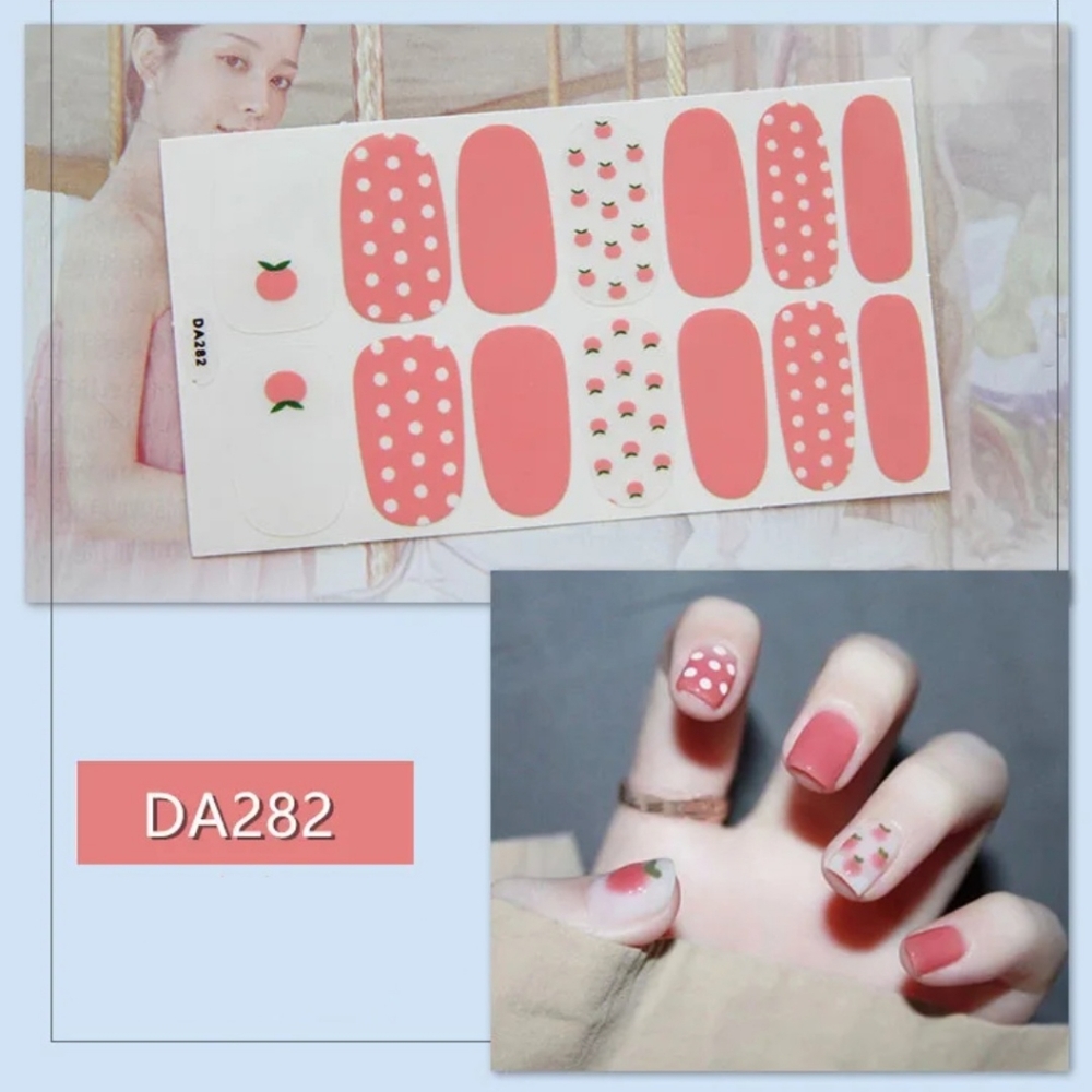 ⭐4/$15 Peach Nail Wraps